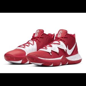 Nike Kyrie 5 TB Team university red and white